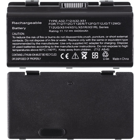 Аккумулятор / 11,1V / 4400mAh / 48,84Wh (HC) для Asus X51RL