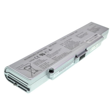 Аккумулятор / 11,1V / 5200mAh / 58Wh серебристый для Sony VAIO VGN-NR11SR/S