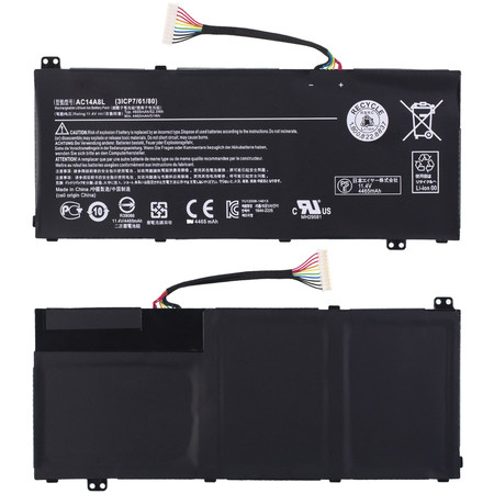 Аккумулятор для Acer / AC14A8L / 11,4V / 4605mAh / 52,5Wh