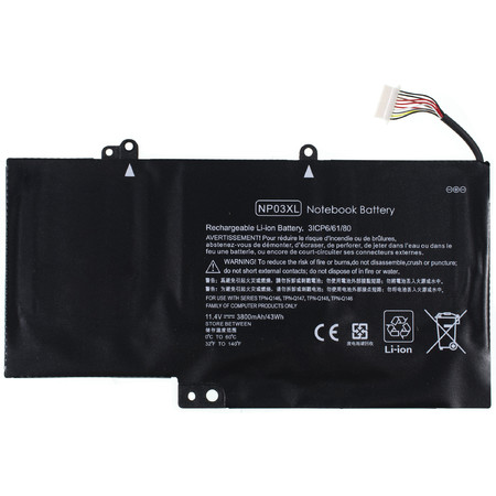 Аккумулятор / 11,4V / 3720mAh / 42,41Wh для HP Pavilion 13-a051sr x360 Convertible