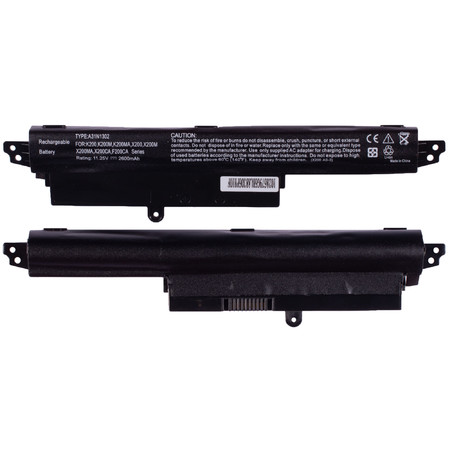 Аккумулятор / 11,25V / 2600mAh / 29,25Wh (HC) для ASUS X200CA