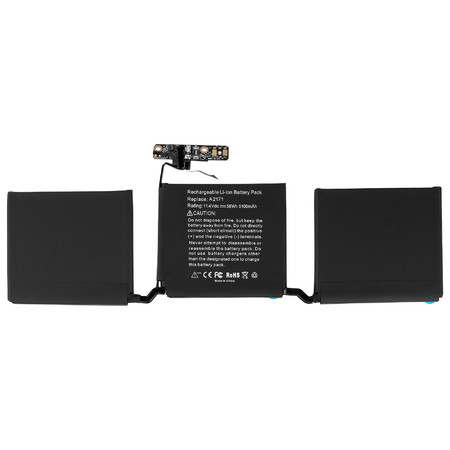 Аккумулятор / 11,41V / 5100mAh / 58Wh для MacBook Pro 13" A1708 (EMC 2978) Late 2016