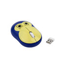 Компьютерная мышь беспроводная Обезьянка M7 2,4G USB желто-синяя