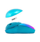 Компьютерная мышь беспроводная Кролик 2,4G Bluetooth USB сине-фиолетовая