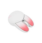 Компьютерная мышь беспроводная Кролик 2,4G Bluetooth USB бело-розовая