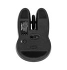 Компьютерная мышь беспроводная Кролик 2,4G Bluetooth USB серо-черная