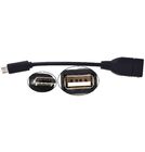 Кабель Micro USB - OTG USB-A 2.0 / 12,5 cm / 2A для Prestigio MultiPad PMT3177 3G