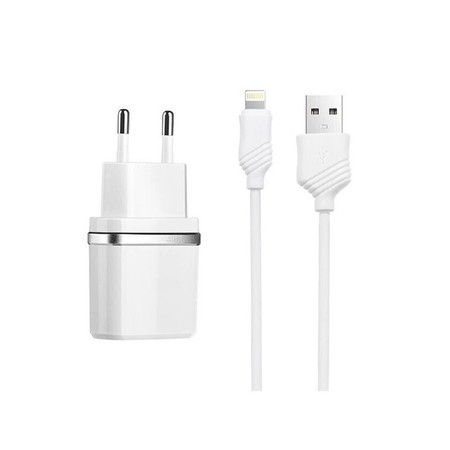 Зарядка USB / 5V 1A + кабель Lightning белый для Apple iPhone 14 (A2649)