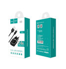 Зарядка USBх2 / 5V 2,4A + кабель MicroUSB черный для Amazon Kindle Paperwhite 1st Gen (EY21) 2013