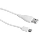 Кабель Type-C - USB-A 2.0 / С удлиненным разъемом (10мм) / 1m / 2,4A / Blackview BV7000 белый