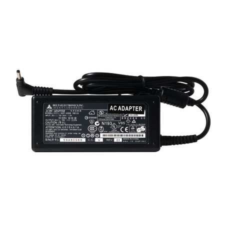 Зарядка 3,0x1,0mm 19V 45W 2,37A для ноутбуков Acer Aspire A315-23, A315-34, A517-52, A314-22, A515-56, Acer Extensa 15 EX215-22, EX215-31, ASUS UX32VD, ASUS Laptop F415JA, X201E, Acer Iconia Tab W700 / ADP-45AW/AA / без сетевого кабеля