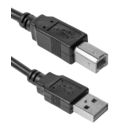 Кабель USB-B 2.0 - USB-A 2.0 / 2m / 2A для АТОЛ FPrint-22ПТК