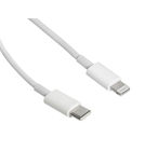 Кабель Lightning - Type-C 20W 1м белый для Apple iPhone, iPad, iPod и AirPods с поддержкой быстрой зарядки