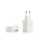 Зарядка Type-c / 5-9V 3A + кабель Lightning белый для Apple iPhone 12 Pro Max (A2412)