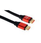 Кабель аудио видео HDMI 2.0 цифровой FullHD, 2K, 4K / 1,5 метра / черно-красный