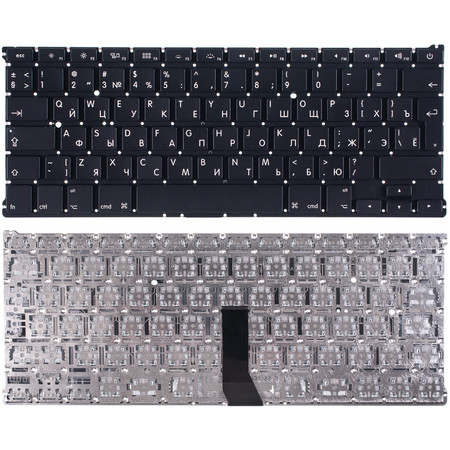 Клавиатура черная (Вертикальный Enter) для MacBook Air 13" A1466 (EMC 2559) Mid 2012