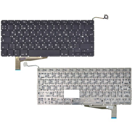 Клавиатура для MacBook Pro 15" A1286 (EMC 2255) Late 2008 черная