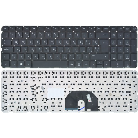 Клавиатура черная без рамки для HP Pavilion dv6-6c34er
