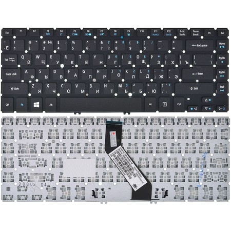Клавиатура для Acer Aspire V7-481 черная с подсветкой