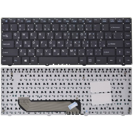 Клавиатура черная без рамки для DEXP Athena T147