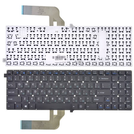Клавиатура для Clevo W550SU1 (Вертикальный Enter)
