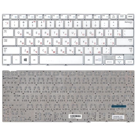 Клавиатура белая для Samsung NP915S3G