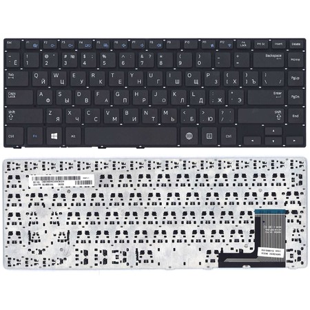 Клавиатура черная для Samsung NP470R4E