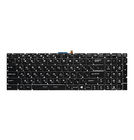 Клавиатура черная c белой подсветкой для MSI GS70 2QE Stealth Pro (MS-1773)