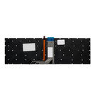 Клавиатура черная c белой подсветкой для MSI GL62VR 7RFX (MS-16JB)