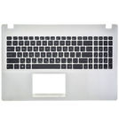Клавиатура (Топкейс белый) для Asus X551MAV