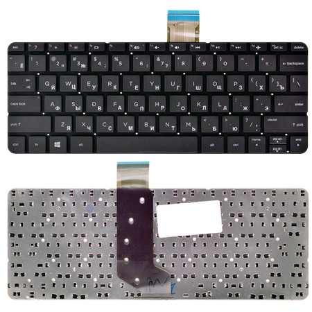 Клавиатура черная для HP Pavilion x2 - 10-k067ur