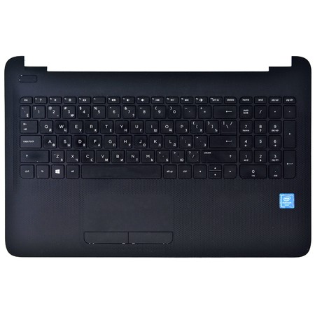 Клавиатура черная (Топкейс черный) для HP 15-ac679ur