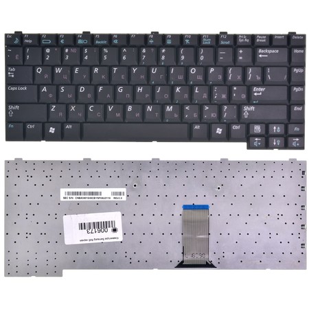 Клавиатура черная для Samsung R45 (NP-R45K00D/SER)