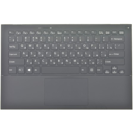 Клавиатура черная (Топкейс черный) для Sony Vaio SVP1321M1R