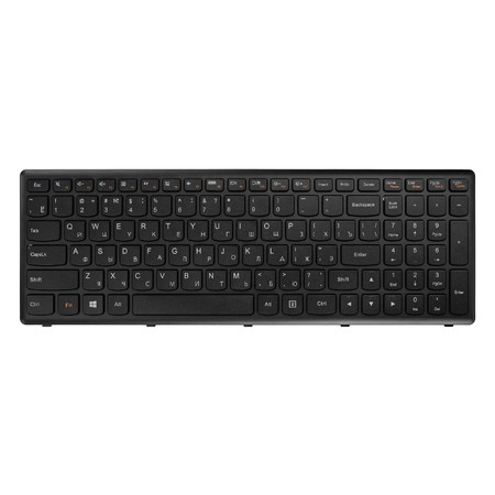 Клавиатура черная с черной рамкой для Lenovo G505s