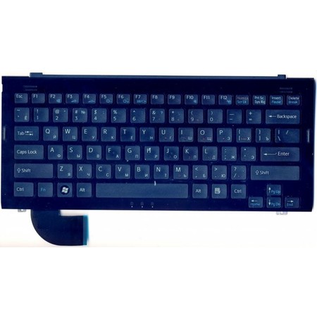 Клавиатура черная без рамки для Sony VAIO VGN-TZ