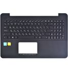 Клавиатура черная (Топкейс черный) для Asus F555BA