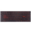 Клавиатура для Lenovo Legion Y520-15IKBN черно-красная без рамки с подсветкой