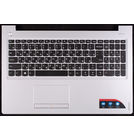 Клавиатура (Топкейс серебристый) для Lenovo ideapad 310-15ISK