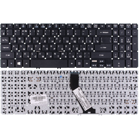 Клавиатура для Acer Aspire V5-552 черная без рамки