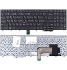 Клавиатура черная с черной рамкой без подсветки для Lenovo ThinkPad L560
