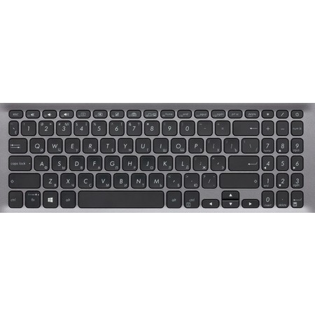 Клавиатура черная без рамки для Asus Vivobook 15 M513UA