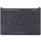 Клавиатура для HP Pavilion 14-df черная (Топкейс черный)
