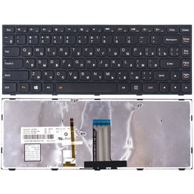 Клавиатура черная с подсветкой для Lenovo G40-45 (G4045)