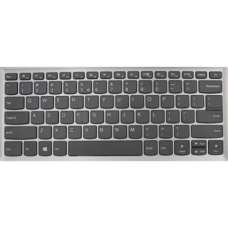 Клавиатура серая для Lenovo ideapad 330-14IKB