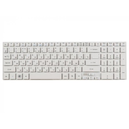 Клавиатура белая для Acer Aspire V3-571G