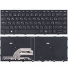 Клавиатура для HP ProBook 430 G5 черная с черной рамкой