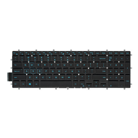 Клавиатура черная без рамки с подсветкой для Dell G3 15 (3579)