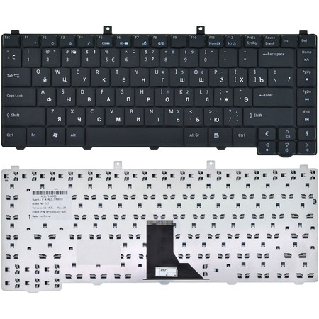 Клавиатура черная для Acer Aspire 3002