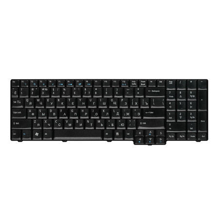 Клавиатура черная для Acer TravelMate 7720G